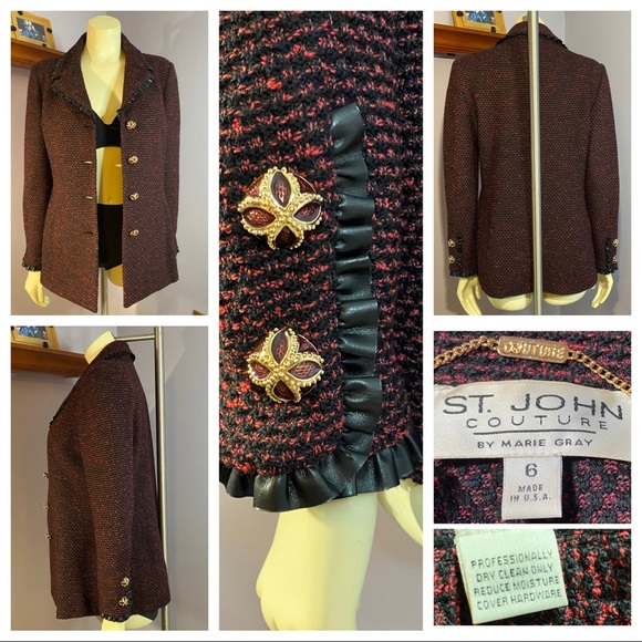 3-PC ST. JOHN COUTURE Skirt Set - Picture 7 of 9